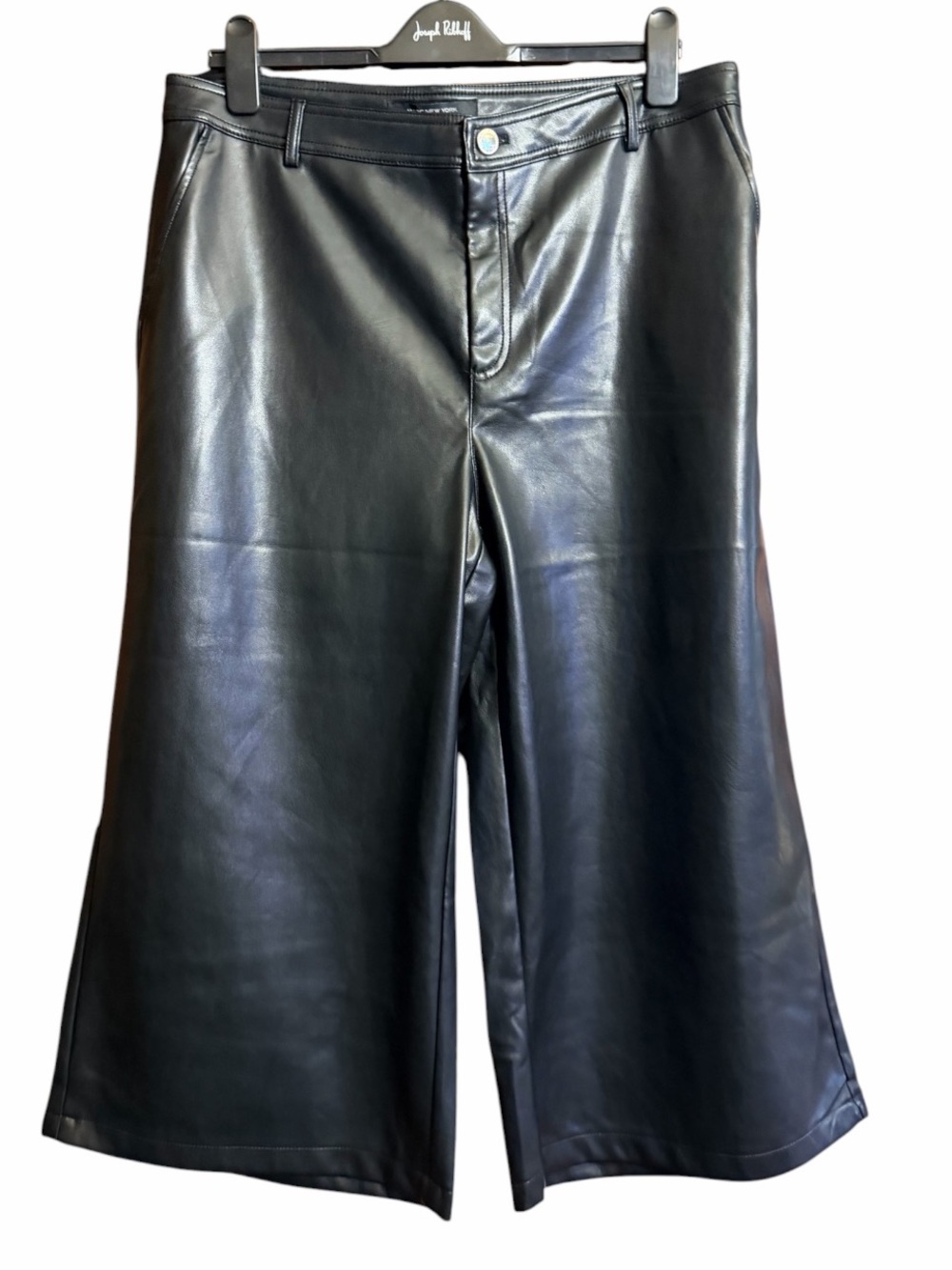 Marc New York Faux Leather Wide Leg Pants Size 16 NWT - Picture 2 of 11